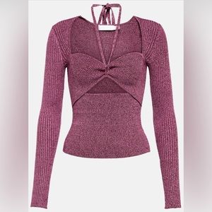 Jonathan Simkhai Alexia Marled Sweetheart Top